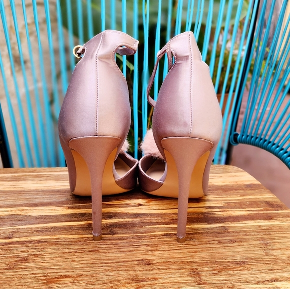 💜 Nine West Satin Stiletto Pumps sz.11 - Picture 4 of 5